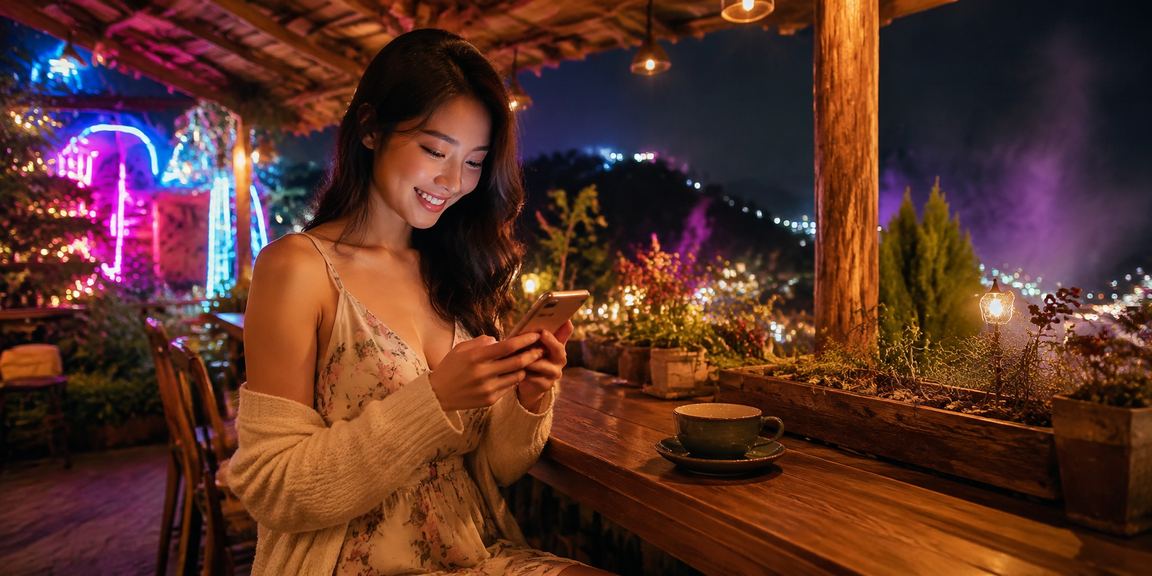 Người dùng Đà Lạt tham gia xổ số trực tuyến bên tách cà phê